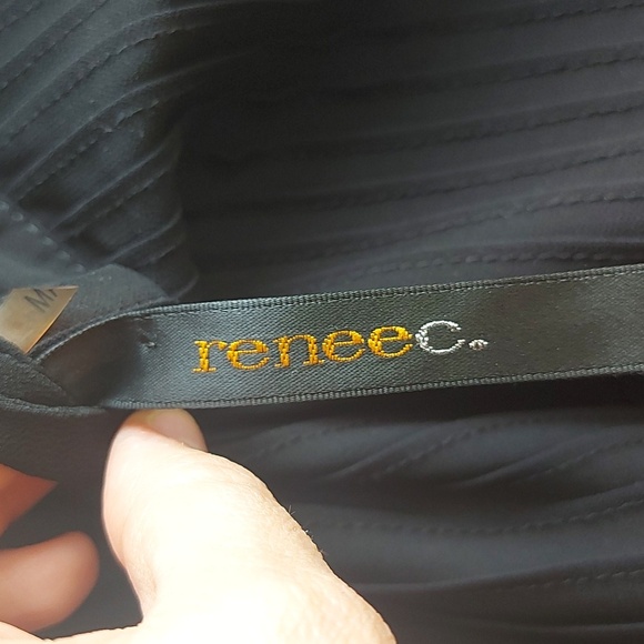 Renee C. Sheer Short Sleeve Top - Picture 5 of 5